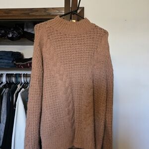 Sonoma Cowl Neck Sweater - Tan